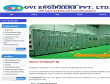 Tablet Screenshot of oviengineers.com
